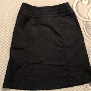 J Jill  navy chambray skirt